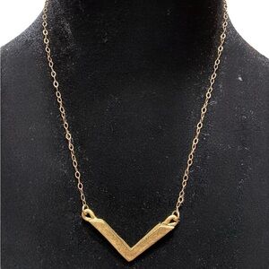 Lisa Leonard Hand Hammered Chevron Necklace